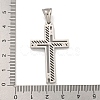304 Stainless Steel Pendants STAS-D110-20AS-3