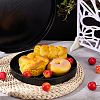2Pcs 2 Style Wood Serving Tray AJEW-GL0002-16-5