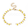 Glass Bead Charms Bracelet Making AJEW-JB01150-15-1