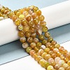Natural Striped Agate/Banded Agate Beads Strands G-A246-12mm-15-6