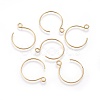 Ion Plating(IP) 304 Stainless Steel Earring Hooks STAS-O119-10G-A-1