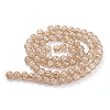 Crackle Glass Beads Strands X-CCG-Q001-10mm-07-3