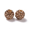Polymer Clay Rhinestone Beads RB-K050-8mm-C27-4