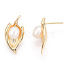 Natural Pearl Stud Earrings PEAR-N020-06E-2