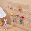 3 Tier Acrylic Wall Mounted Display Riser Stands for Car Toys ODIS-WH0043-215A-4