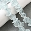 Glass Imitation Aquamarine  Beads Strands G-I283-F29-1