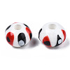 Handmade Porcelain European Beads PORC-S504-006-2