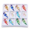 Handmade Lampwork Big Pendants LAMP-R106-M11-B-1