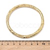 Artisan Engraved 304 Stainless Steel Rhinestone Bangles for Women BJEW-D456-01G-02-5