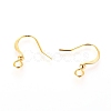 Long-Lasting Plated Brass French Earring Hooks X-KK-K204-137G-NF-2