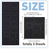 5 Sheets Denim Self-adhesive Patches PATC-TA0001-61E-4