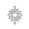 Chakra 304 Stainless Steel Connector Charms SA-CBA28C1-01D-P-1