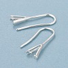 Rack Plating Eco-friendly Brass Earring Hooks KK-D075-14S-RS-3