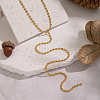 Elegant 304 Stainless Steel Rice Chain Y-Shaped Necklaces for Women DQ6451-3