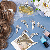 36Pcs 6 Style Iron Snap Hair Clips PHAR-CP0001-08-5