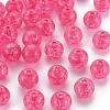 Transparent Crackle Acrylic Beads MACR-S373-66A-N09-1
