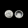 Diamond Shaped Cubic Zirconia Pointed Back Cabochons ZIRC-R004-10mm-01-1