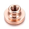 Blank Wax Seal Brass Stamp Head AJEW-K027-01RG-2