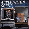 Plastic Assembled Action Figure Display Holders ODIS-WH0248-148-6