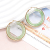 304 Stainless Steel Acrylic Hoop Earrings FS-WG57303-03-1