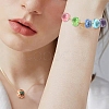 70Pcs 7 Colors Dyed Synthetic Riverstone Beads G-YW0002-99-6