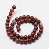 Natural Brecciated Jasper Beads Strands G-N0182-01-8mm-2