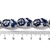 Handmade Blue and White Porcelain Beads PORC-I027-17A-4