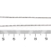 Brass Boston Link Chain Necklaces for Women NJEW-D302-02P-3