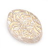 Plating Acrylic Beads PACR-S219-01-2