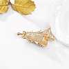 Christmas Tree Enamel Pin with Rhinestone XMAS-PW0001-268-2