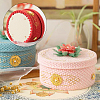 PU Leather Flat Round Bag Bottom FIND-PH0016-001I-6