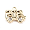 Brass Micro Pave Cubic Zirconia Pendants KK-K276-05G-1