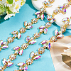 1 Yard Glass Rhinestone Chains DIY-WH0061-027G-4