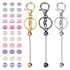 DIY Beadable Keychain Making Kit DIY-TA0006-48-2