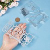 1 Sheet Silicone Clear Stamps DIY-GF0007-03-3