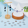 100Pcs 304 Stainless Steel Cabochon Connector Settings STAS-CN0001-81-3
