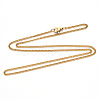 PVD Vacuum Plating 304 Stainless Steel Curb Chain Necklace NJEW-S420-001C-G-4