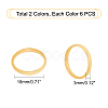 304 Stainless Steel Flat Plain Band Rings STAS-UN0014-93-5