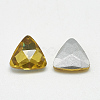 Pointed Back Glass Rhinestone Cabochons RGLA-T087-10mm-22-2