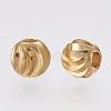 Brass Spacer Beads KK-G312-01G-6mm-G-2