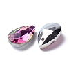 Faceted Teardrop Glass Pendants GLAA-O008-A23-3