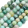Natural Green Grass Agate Beads Strands GG-CBA007A-B03-8mm-2