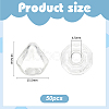 Clear Glass Bottles for Bead Containers AJEW-WH0596-151B-2
