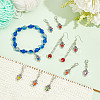 18Pcs 6 Colors Hamsa Hand Alloy Locking Stitch Marker HJEW-AB00618-4