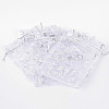 Heart Printed Organza Bags X-OP-R022-13x18-03-2