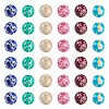 96Pcs 6 Styles Dyed Natural and Synthetic Imperial Jasper Dyed Beads G-TA0002-40-3