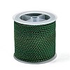 11M Polyester Braided Cord with Cotton Core & Metallic Thread OCOR-Z006-01-36-1