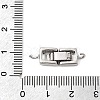 Brass Fold Over Clasps KK-Z150-20P-02-3
