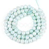 Anti-Tarnish Electroplate Glass Beads Strands GLAA-N010-6mm-02-4
