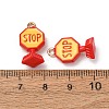 Alloy Enamel Pendants AL-CBAA1B9-05G-02-3